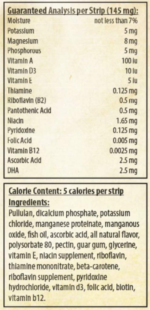 Multi Vitamin for Puppies 30 Fast-Acting Strips (21005) - PawsPlanet Australia
