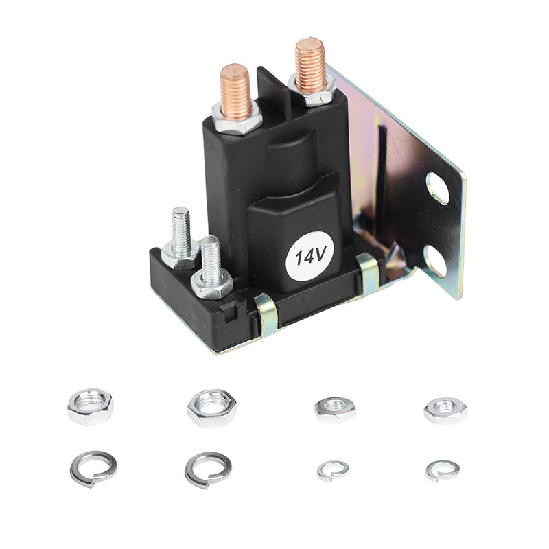 Golf Cart Solenoid 14 Volt 200A 4 Terminal Replacement for 1994-Up E-Z-GO TXT Gas Medalist ST Series 27153-G01 27153G01 612813