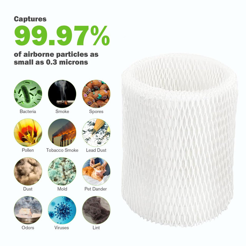 Bedhead Humidifier Wicking Replacement Filter, Compatible with Canopy and Wood Pulp & Paper Filter，Nursery Humidifier（4 Pack）