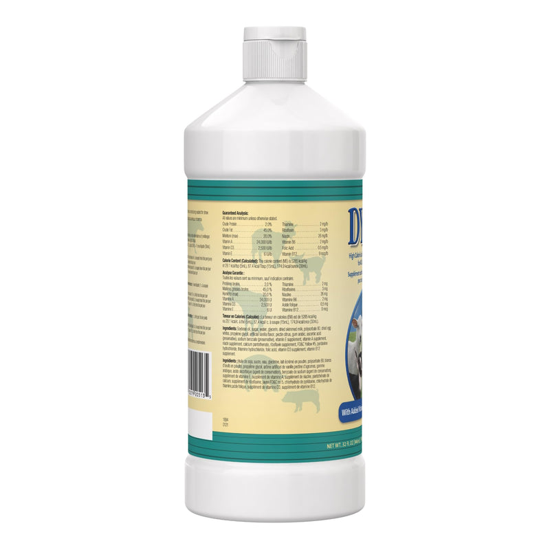 Pet-Ag Dyne High Calorie Liquid Nutritional Supplement for Livestock - 32 oz - Includes Added Vitamins - Excellent for Underweight, Stressed, or Recovering Animals