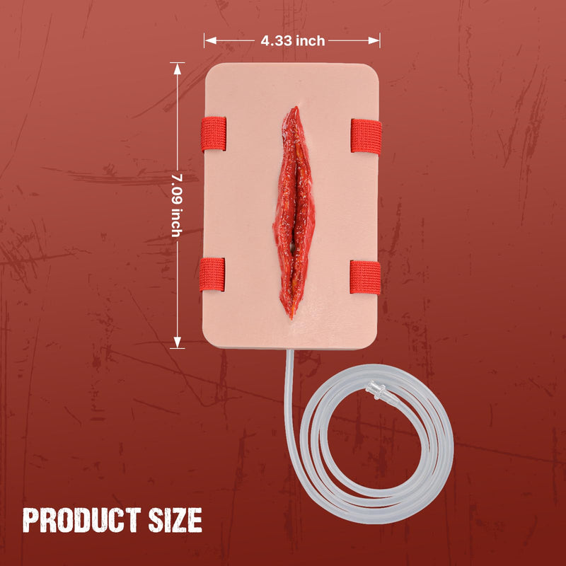 Wearable Wound Packing Trainer, Stop the Bleeding Training Kit, Laceration Wound Trainerfor Wound Dressing Training