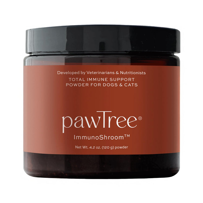 pawTree ImmunoShroom™ Immune System Support Supplement for Dogs & Cats – 5 Medicinal Mushrooms, Colostrum, Turmeric & Antioxidants – Supports Vitality & Cellular Health – Vet-Developed