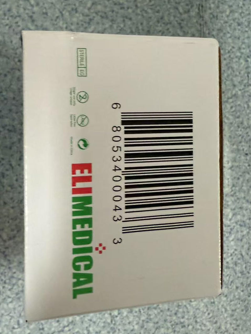 Elimedical Veterinary Disposable Syringe, 6cc Luer Lock, Without Needle, Individually Packaged, 100 per box, 05LT