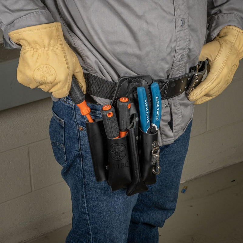 Klein Tools 85073INS Insulated Screwdriver Set features 1000V Phillips, Slotted and Square Tips, Cushion Grip Handles, 3-Piece 3-Piece Set