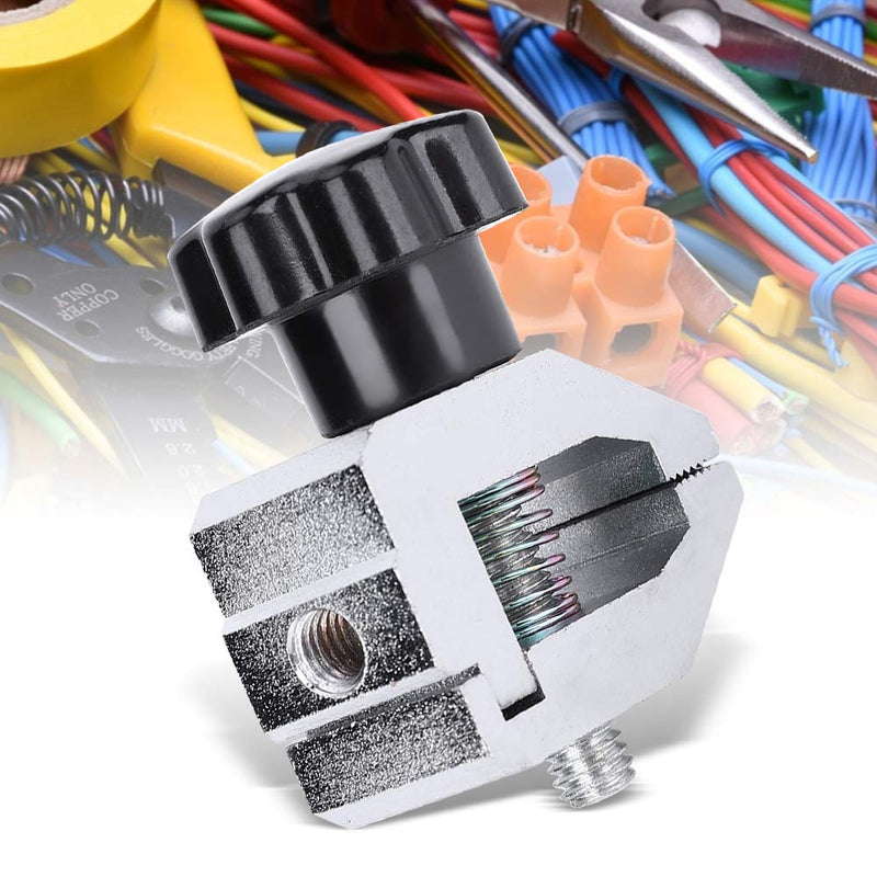 Jaw Clamp, SJJ-01 Stainless Steel Jaw Clamp Thrust Tension Meter Clamp Micrometer Fixture 500N High Loading Capacity for Testing The Tensile Destructive Force Insertion Extraction