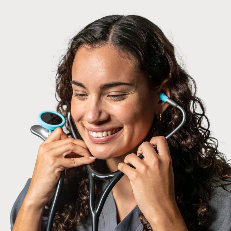 Eko CORE 500™ Digital Stethoscope Rubber Ear Tips - 6 Pairs (Rainforest Collection) Rainforest Collection