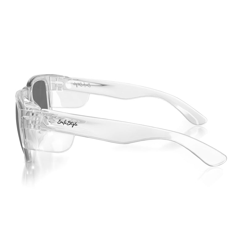 SafeStyle Fusions Safety Glasses ANSI Z87.1+ Certified Clear, Tinted & Polarized Lenses