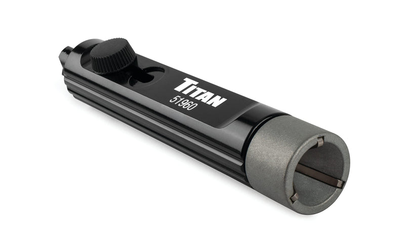 Titan 51960 Internal/External Tubing Deburring Tool, Brake Line Deburring Tool