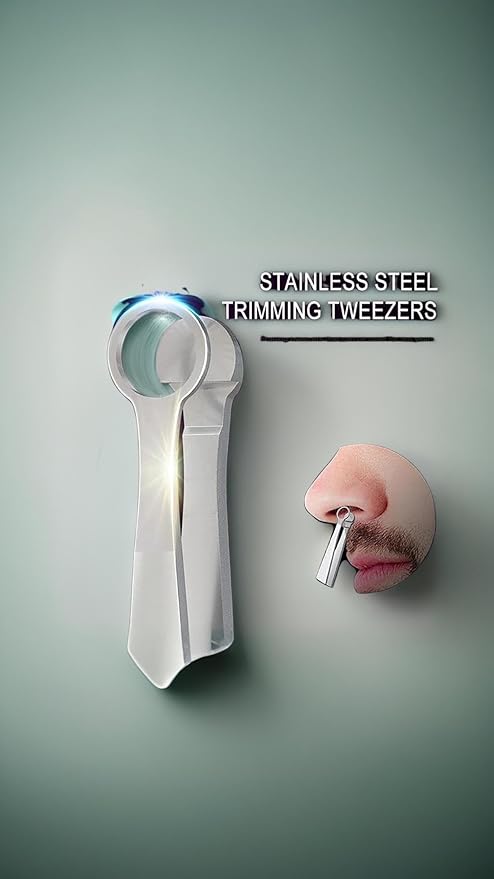 MAIMIO Nose Hair Cutter, Nose Hair Trimmer, Round, Painless, Safe, Easy, Eyebrows, Gray Hair, Unwanted Hair Treatment - NewNest Australia