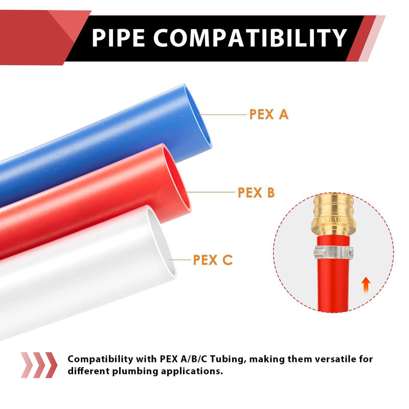 10-PACK EFIELD Pex Crimp Fitting,3/4" x 1"NPT Male Adapter(PEX1807030-10) Pack of 10 3/4 Inch x 1 Inch