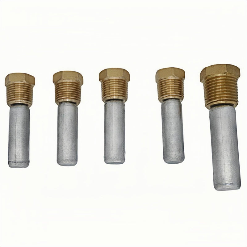 119773-92600 Boat Zinc Pencil Anode Kit for Yanmar 4LHA 6LP 6LY Engines | Includes 4 pcs 119574-44150 & 1 pc 119574-18790, Direct Threaded Fittings, Corrosion Protection, Replaces 119574-44150