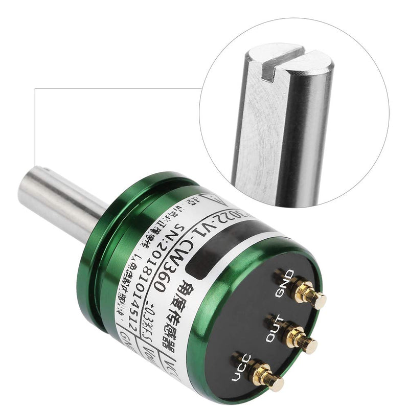 Hall Angle Sensor, 0.088° Resolution 360° Rotatable Hall Effect Position Sensor, 0-5V Output Full Circle 12Bit