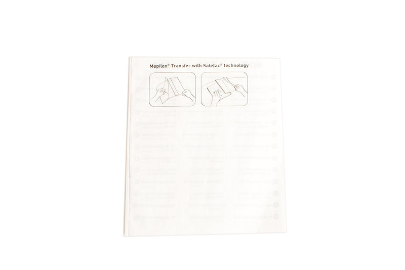 Mepilex 294899 Transfer Soft Silicone Exudate Transfer Dressing, 6" x 8" Size, Each Dressing