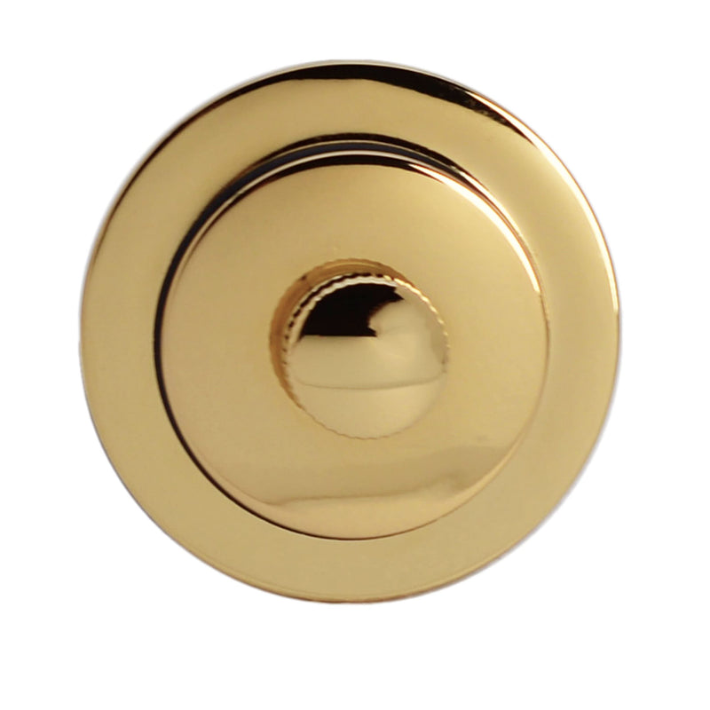 Westbrass Twist & Close Universal Tub Trim with Floating Faceplate, Polished Brass, D94HK-01