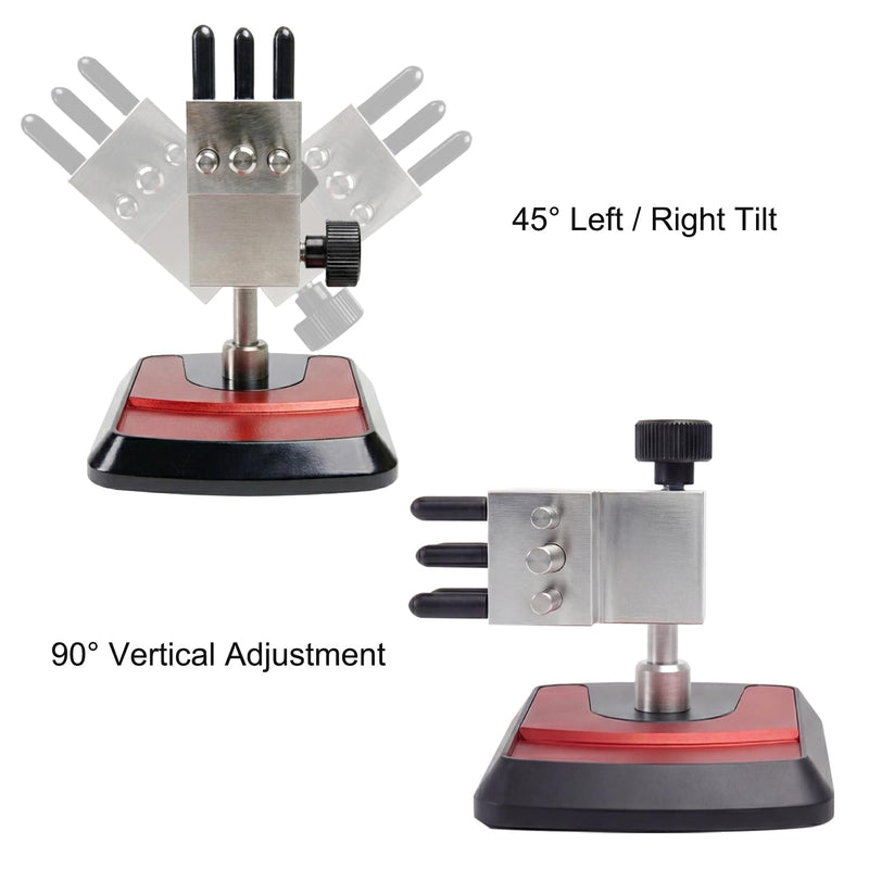 Mini Vise Table Top Clamp, Adjustable Steel Small Vice 360° Rotatable 0.01-1.67' Clamping Range Compatible with Hobby Models, RC Models, Dolls, Jewelry, Watches DIY Repair