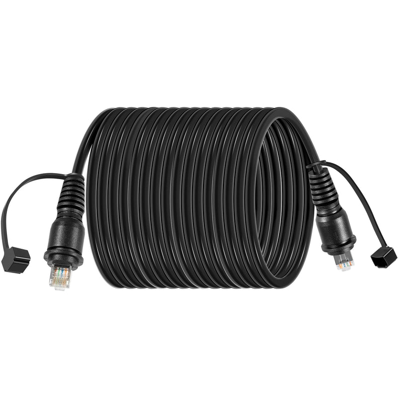 30 Foot Marine Network Cable for Garmin GPSMAP, Fish Finder, Radar, GMR, GMS 10 - RJ45 Male to Male Ethernet Cable for Garmin Navigation,ECHOMAP UHD/Ultra,GCV,GSD, 30FT Trolling Motor Extension Cable