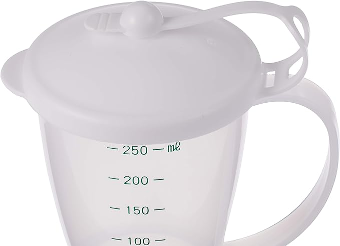 Komori Resin 8-4235-01 Cup, Stable, Stable, Cup with Straw, White, 10.1 fl oz (300 ml), Made in Japan - NewNest Australia