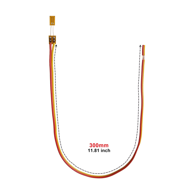 BF120 3AA 120 Ohm Strain Gauge High-Precision Resistance Foil Strain Gauge,Weldable Strain Gauge Surface Strain Gauge Circuit (BF120-3AA) BF120-3AA