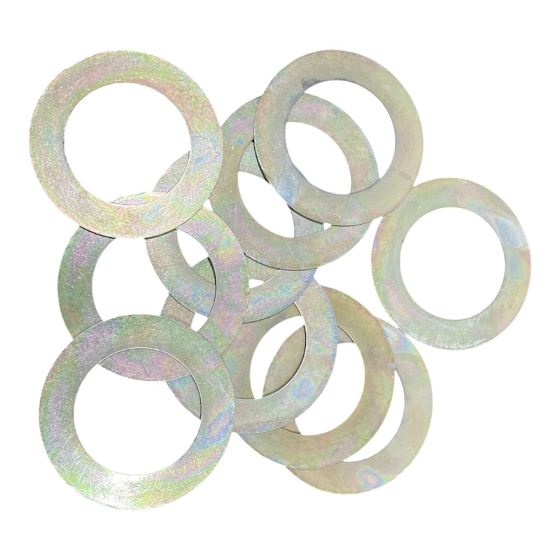 Bucket Pin Shims Spacer Washer Size 135mm x 90mm x 2 Mm Set of 10 Pcs Fits and Compatible with Various Earthmoving Machines and Excavator Machine