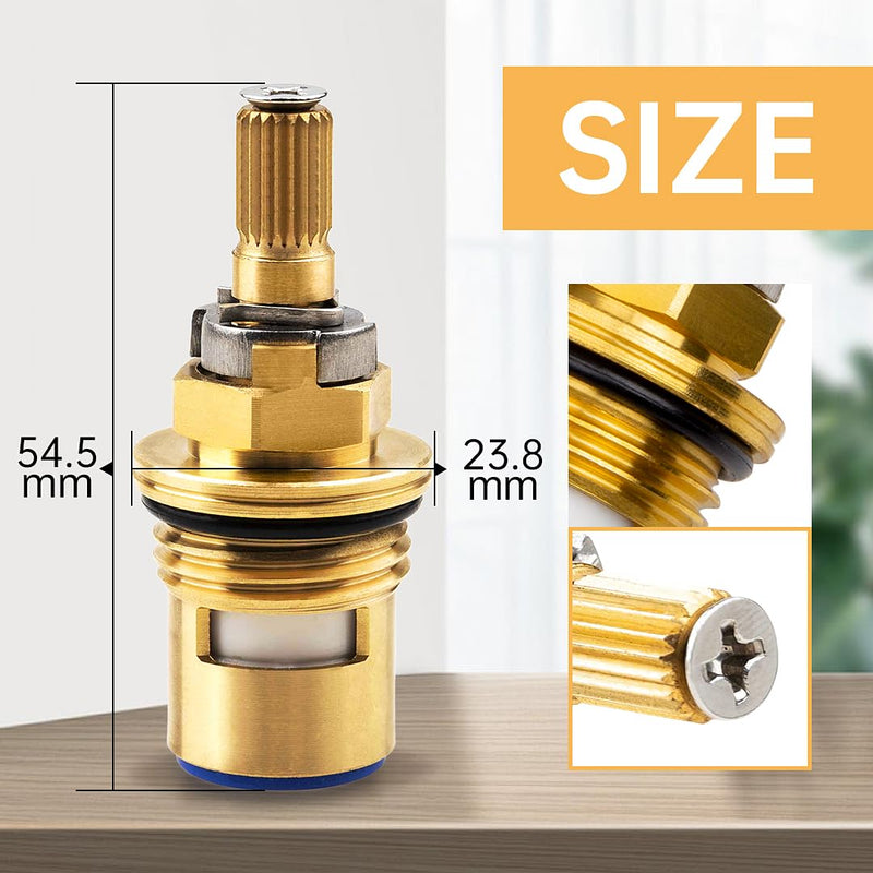 2 Pack Faucet Cartridges Replacement Compatible With K-GP77005-RP K-GP77006-RP, Kohler Parts Replacement Shower Faucet Stem Ceramic Valve Fit for Kitchen Bathroom