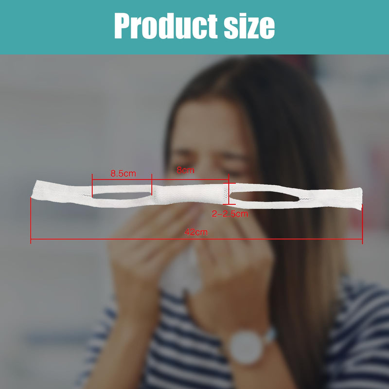 Elastic Nose Bandage, Nasal Bandage Nose Surgery Elastic Bandage Dressing Holder for Nose Surgery Elastic Bandage Post Surgical Procedures Nasal Postoperative Supplies(20 Pcs) 1 - NewNest Australia