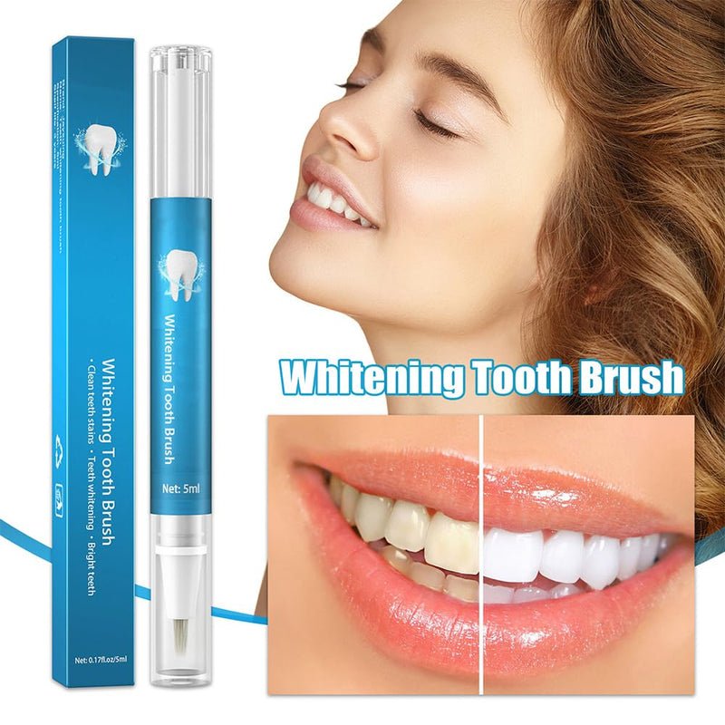 Teeth Whitening Pen 2 Pack, 20+ Uses, Effective, Painless, No Sensitivity, Travel-Friendly, Easy to Use, Teeth Whitening Gel Pen Brush Kit, Beautiful White Smile (2 x 5ml)