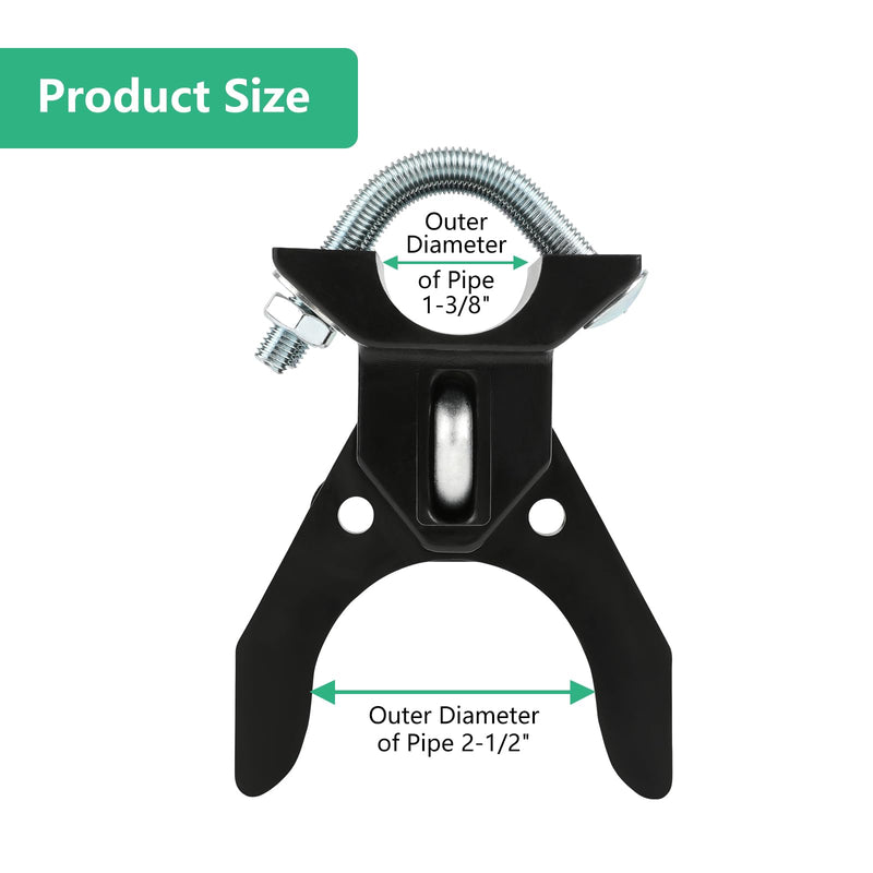 Pool Gate Latch, Gate Latch for Pool Gate Safety Latch, Auto Pool Gate Lock in Pool Fence, Pool Lock for Gate, Chain Link Fence Gate Latch, Horizontally (1-3/8" x 2-1/2") 1-3/8" x 2-1/2"