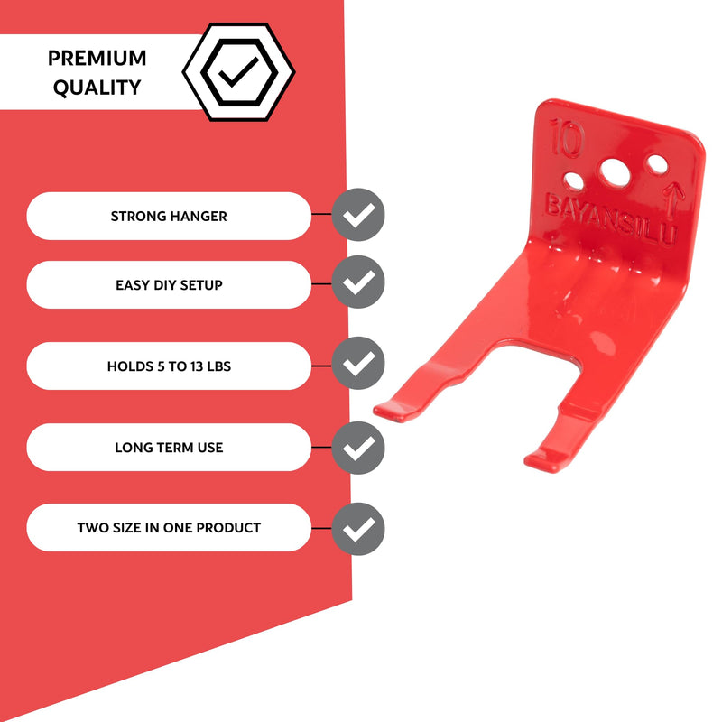 4 Pack Universal Fire Extinguisher Bracket, Fire Extinguisher Mounts & Brackets is Modified to Fit a Wide Range of Extinguishers from 5 to 13 lbs, Holder for Dry Chemical and Water Extinguishers.
