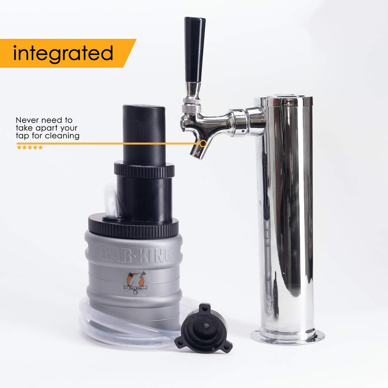Quick-Connect Kegerator Beer Line Cleaning kit. Finally, Cleaning Your Lines is Simple! (Includes Cleaning Powder) - for Standard Kegs Standard w/4 Packs