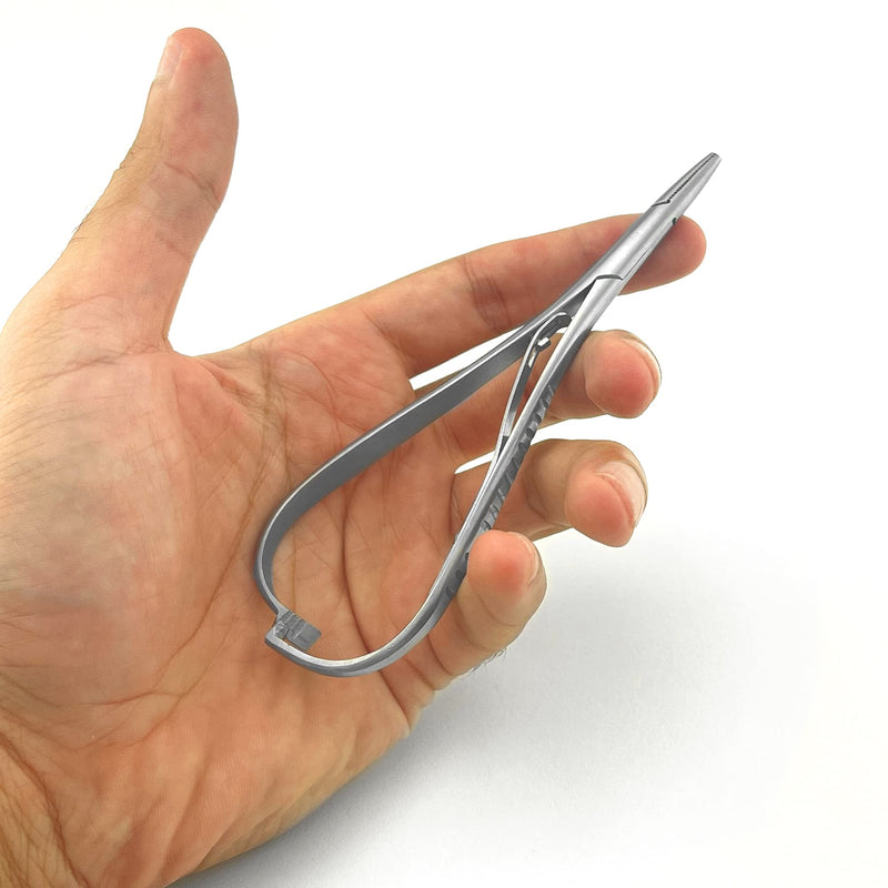 Mathieu Ligature Elastic Placing Plier 5.5" Needle Holder Driver, Ligature Separator Placer, Elastomeric Orthodontic Instruments Mathieu Ligature