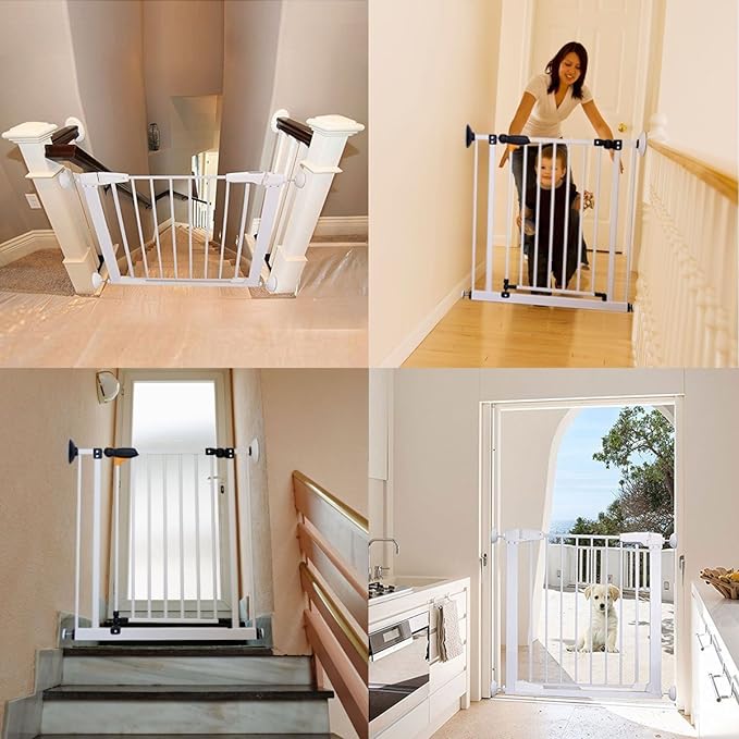 Fairy Baby Wall Savers for Baby Gates, No Damage Walls, Non-Slip Pads, Set of 4, White - NewNest Australia