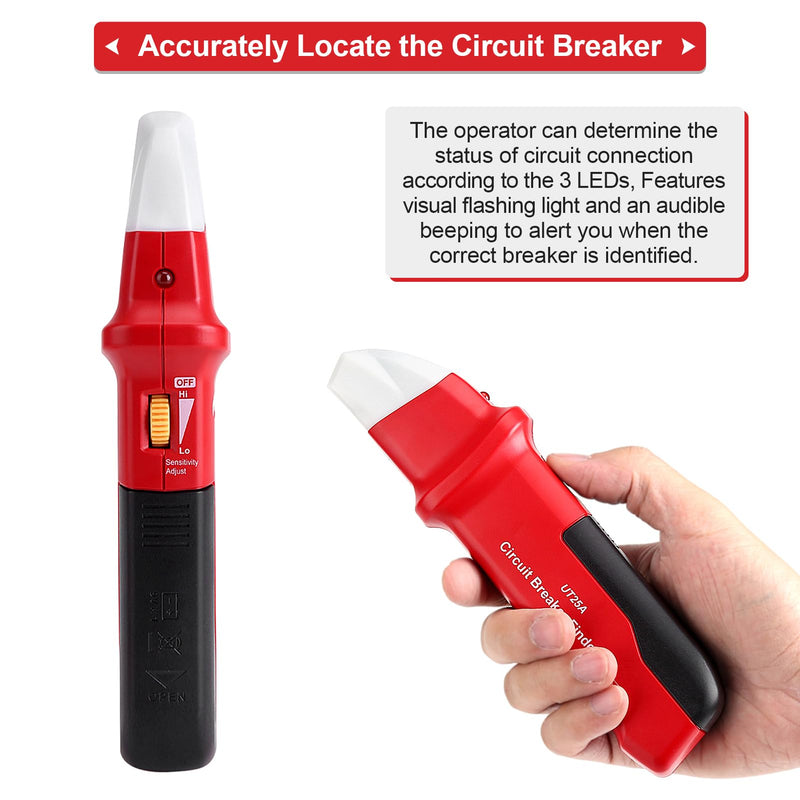 Professional Socket Tester with Sensitivity, Accurate Circuit Detection Outlet Diagnostic Tool
