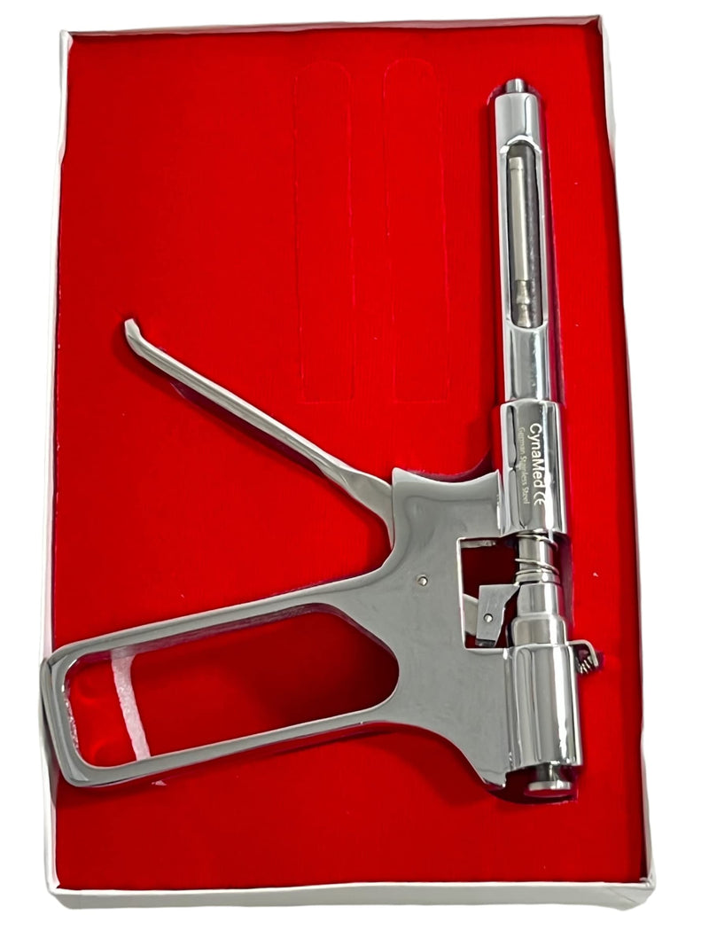 New Heavy Duty Dental Syringe Intraligamental Anesthetic Syringe 1.8ml Gun Style Cynamed