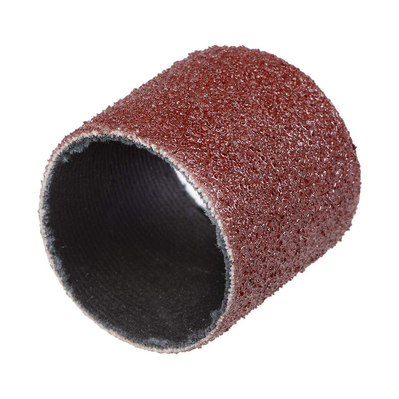 uxcell 1 Inch x 1 Inch Sanding Sleeves 80 Grits Sandpapers Band Drums 5 Pcs
