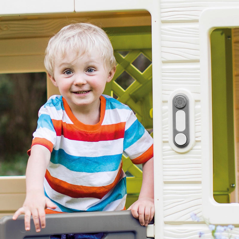 Smoby - 810917 Electronic Doorbell - Smoby - Outdoor Home Accessory - Suitable for Ages 2 and Above - Grey - NewNest Australia