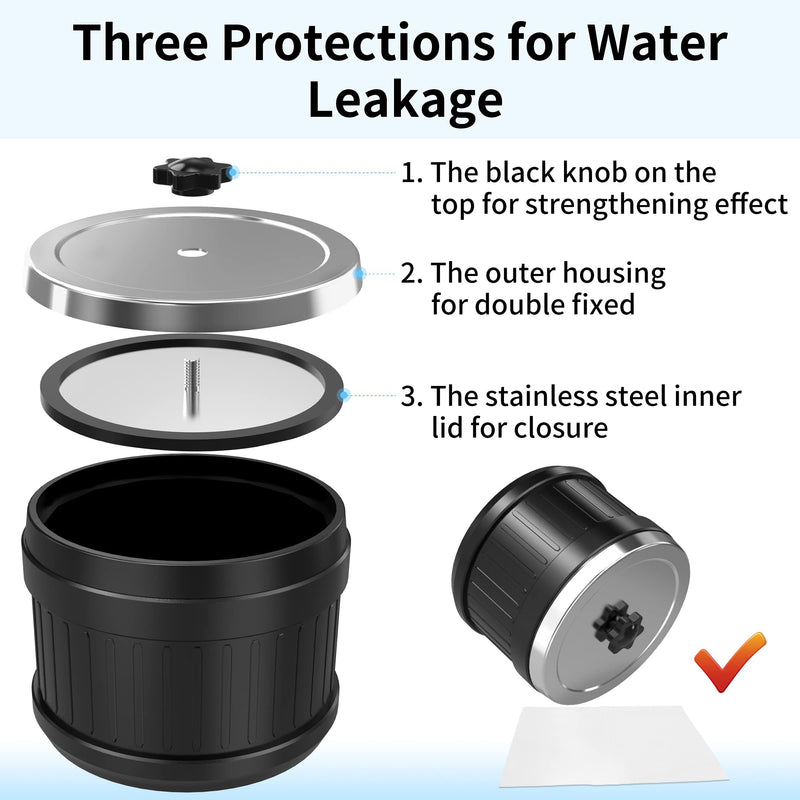 Rock Tumbler Rubber Barrel Extra Large Capacity 2.5 Lbs, Replacement Rubber Barrel K1 & K1 Pro Rock Tumblers