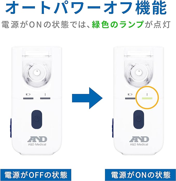 A&D Portable Ultrasonic Inhaler UN-302 Pocket Shower - NewNest Australia