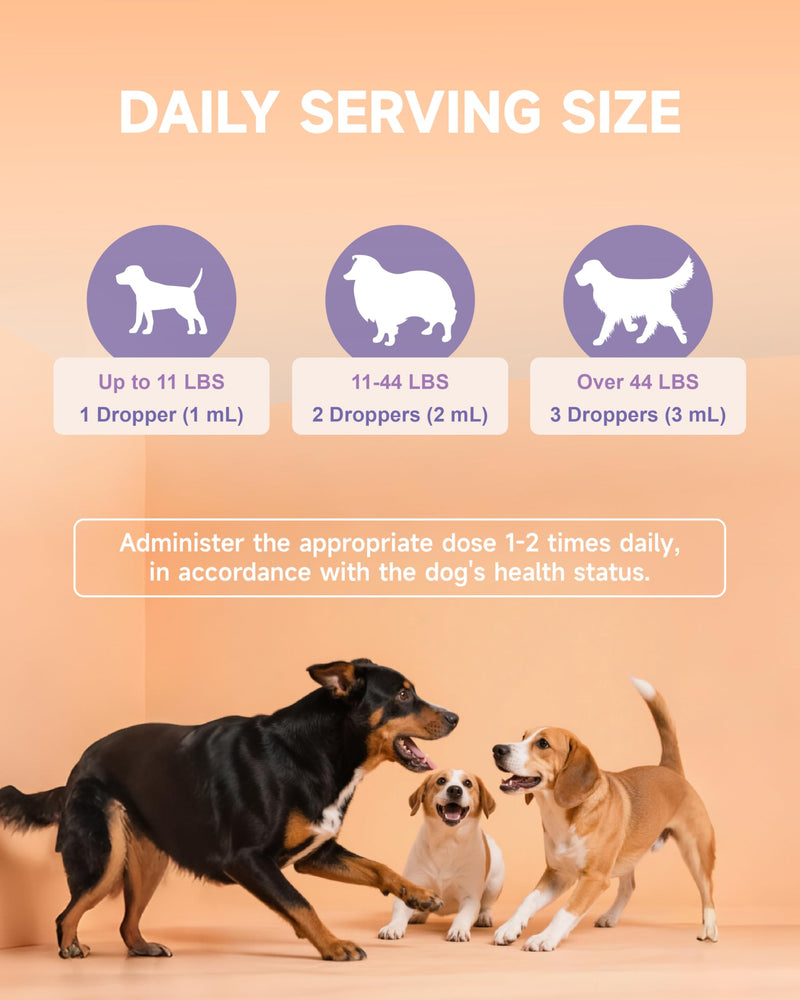 Eagou Diary Mushroom for Dogs - with Turkey Tail Mushroom for Dog, Lion’s Mane, Shiitake - Collagen for Dogs with Glucosamine, MSM - Hip & Joint Support