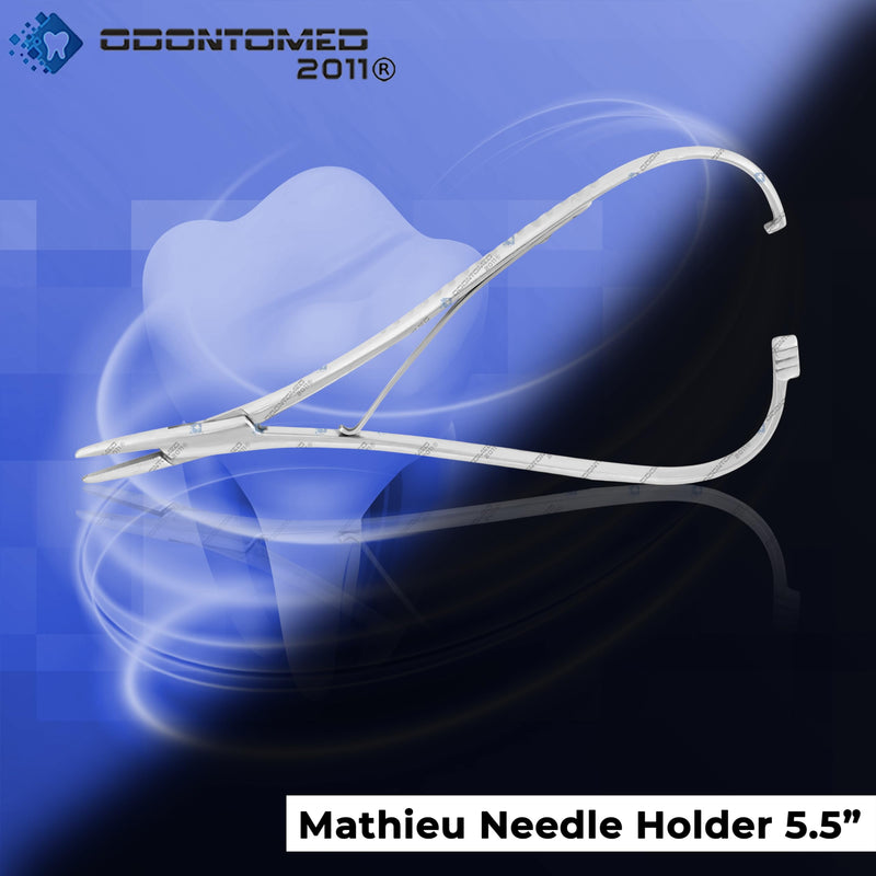 Mathieu Ligature Elastic Placing Pliers 5.5" Orthodontic Dental Instruments, 6 Pcs