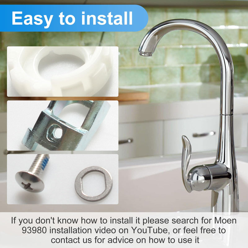 Moen Faucet Repair Kit 93980 - Replacement Single Handle Mechanism for Kitchen Parts