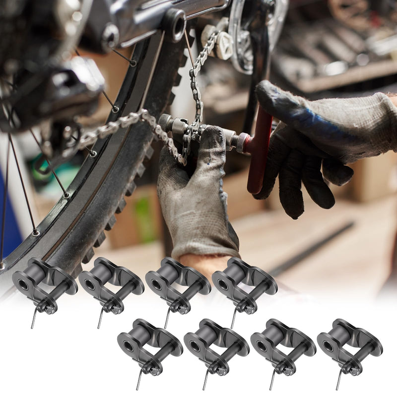 8 Pcs Roller Chain Offset Link #420, Half Link Roller Chain, Crank Link, Standard Chain End Connector Split Links