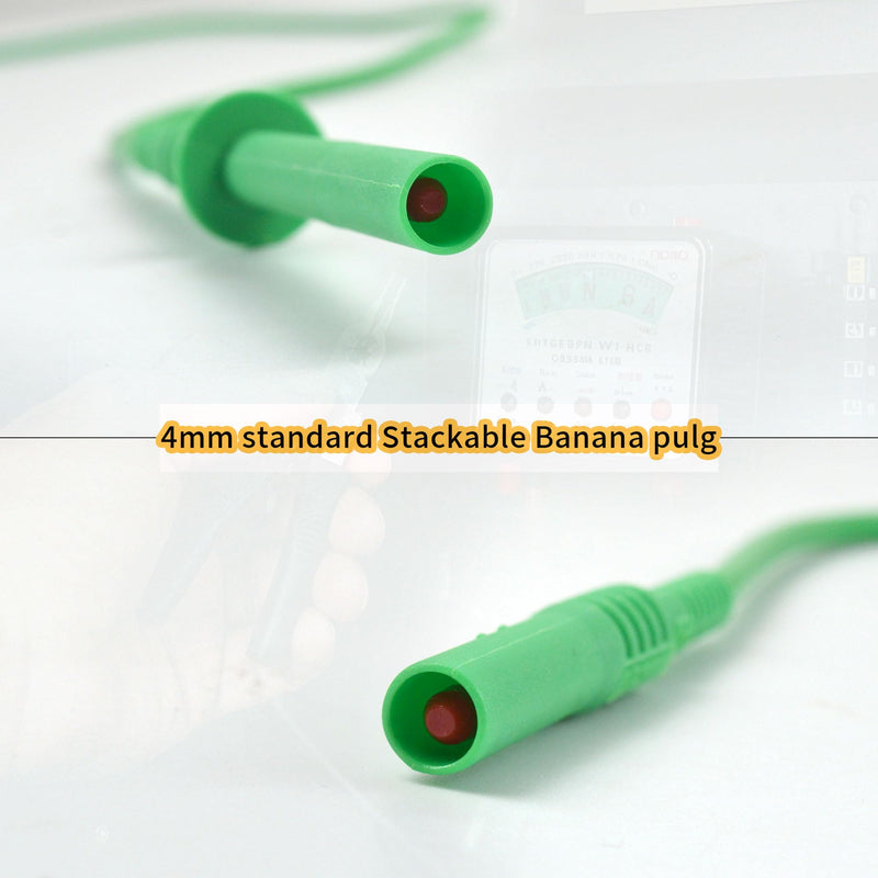 ZIBOO FTL1550B Test Leads with Alligator Clips for Fluke 1550C FC /1555 FC Insulation Tester Compatible with Fluke TL1550B