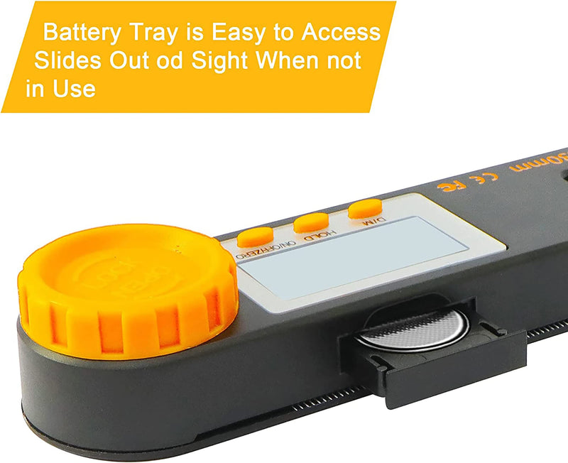 Rainyb Digital Angle Finder Tool 7inch 0-360 degree LED Digital Protractor with Horizontal Vertical Bubble Levels and Ruler Meter Accurate Tools for Carpenters,Woodworkers,Fabricators 7inch Angle Finder X 1