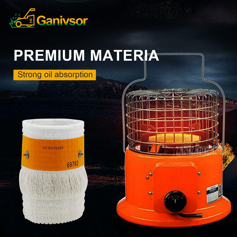 Ganivsor 32225 Wick (2/Pack) for Kero World KW-24C DuraHeat DH-2300 Dyna-GLO CV-2300&RMC-95C Envirotemp CV-2300 Keroheat CV-2300, Heater Replacement Wicks, White-2PCS