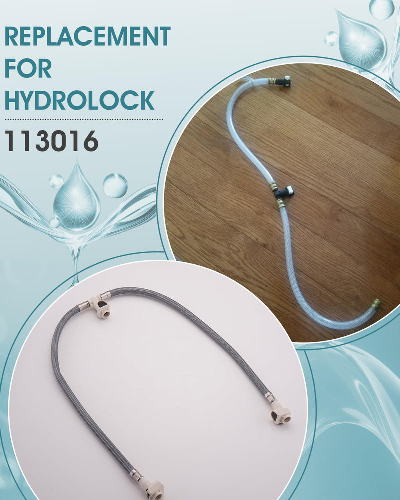 Widespread Bathroom Sink Faucet Hose Compatible with Moen Hose with Duralock Connections, 114299