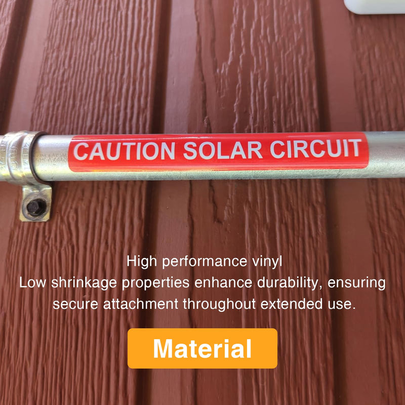 40 Pcs PV Labels Fit for Solar Panel System, Solar Stickers for Most Residential and Commercial Photovoltaic Solar Projects, PV Safty Warning Photovoltaic Labels