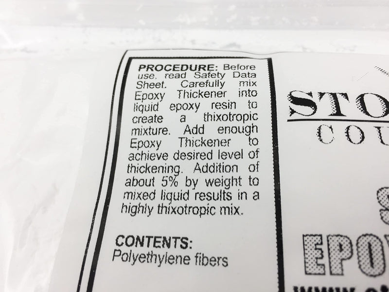 Epoxy Thickener – Thickening Agent for Vertical, Sloped, or 3D Epoxy Projects! Polyfiber Mixes Fast and Easy with Epoxy Resin Kits! (Stone Coat Countertops)