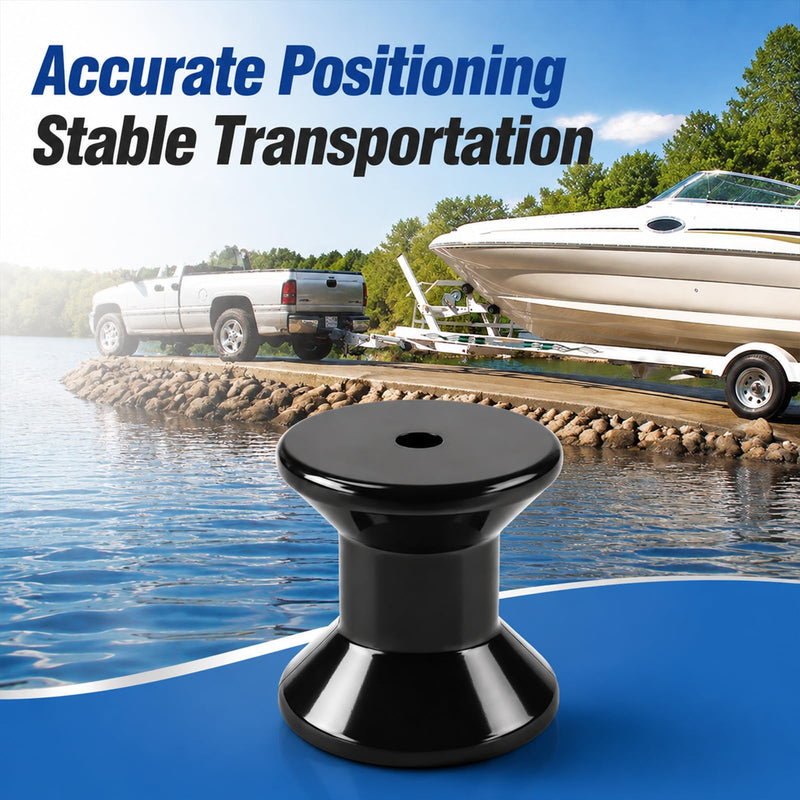 3" Boat Trailer Bow Stop Roller by 1/2" Shaft Upgraded TPU for Boat Trailer