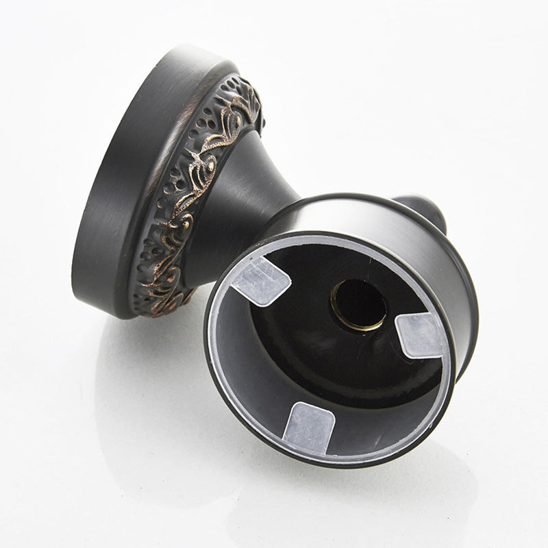 Oil Rubble Bronze Brass Bath Toilet Paper Holder with Shelf, Wall Mounted Black Bathroom Hardware Accessories, Pattern Carving Design Soap Holder