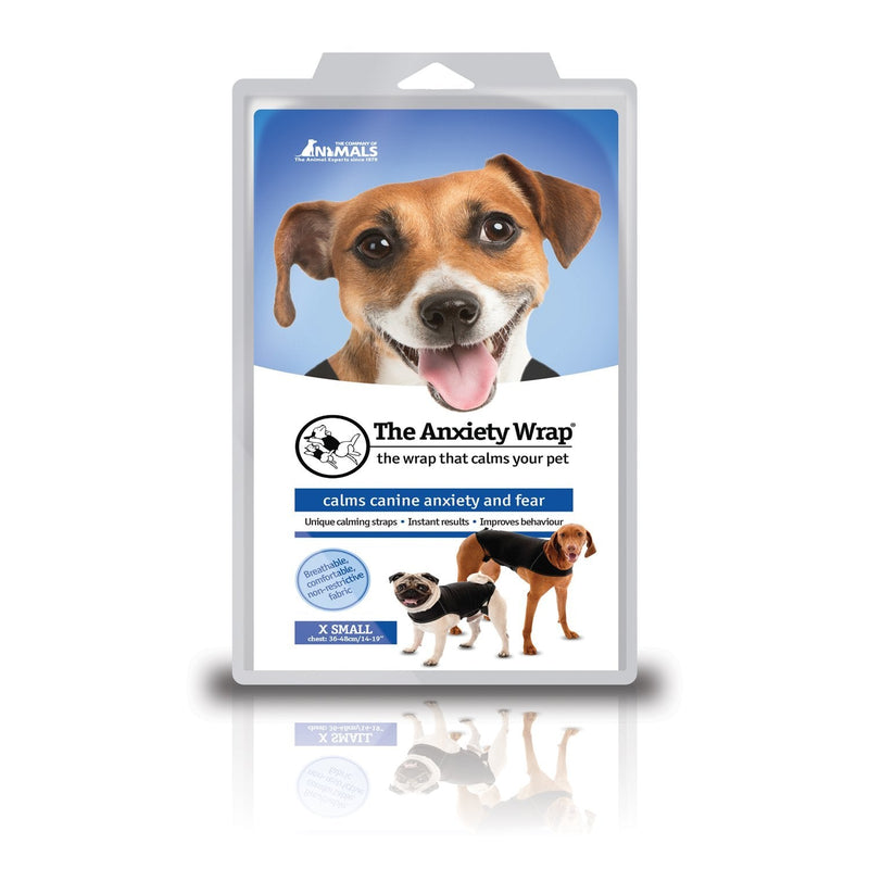 Company of Animals Anxiety Wrap, Black, Toy Sized - PawsPlanet Australia
